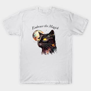 Witch's Black Cat T-Shirt